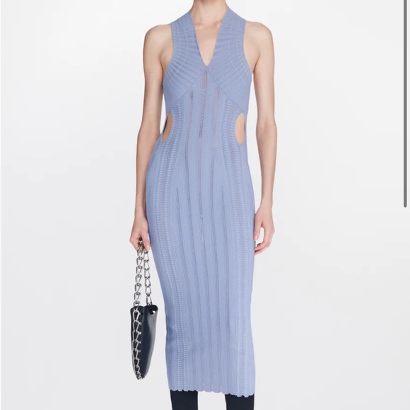 NWOT Dion Lee Snake Knit Dress Size - Picture 2 of 14